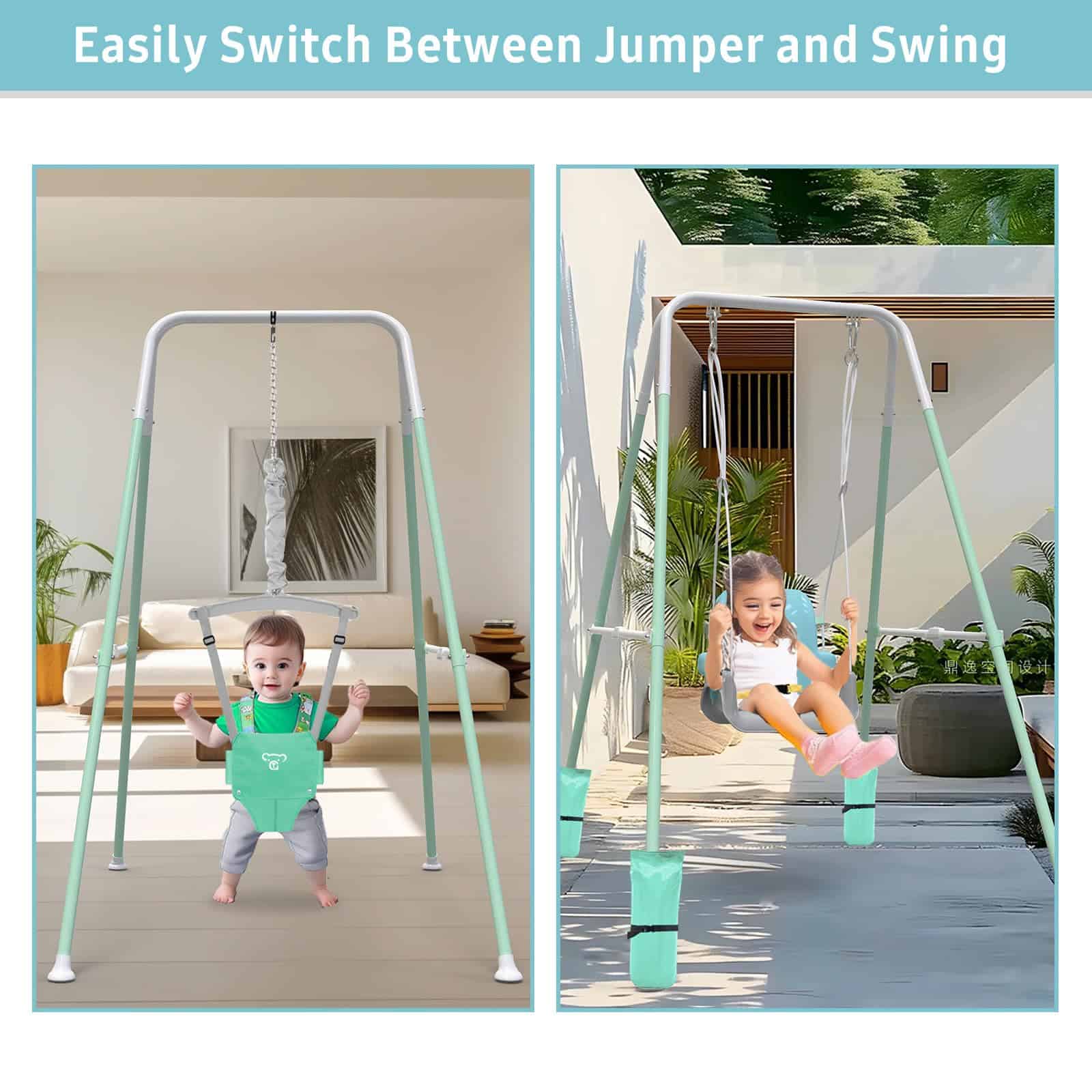 Columpio 2 en 1 para Bebés y Saltador Infantil, Saltador - Imagen 7