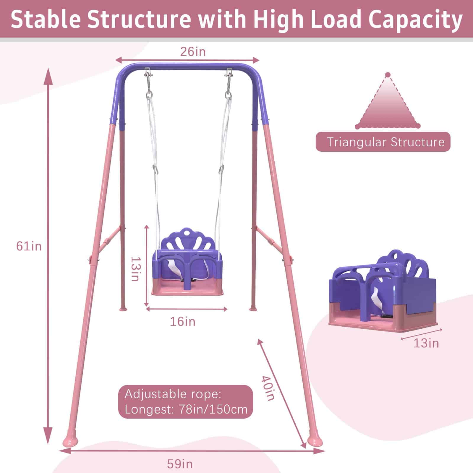2 en 1 Columpio para Niños Pequeños y Jumper para Bebés, - Imagen 9