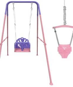 2 en 1 Columpio para Niños Pequeños y Jumper para Bebés,