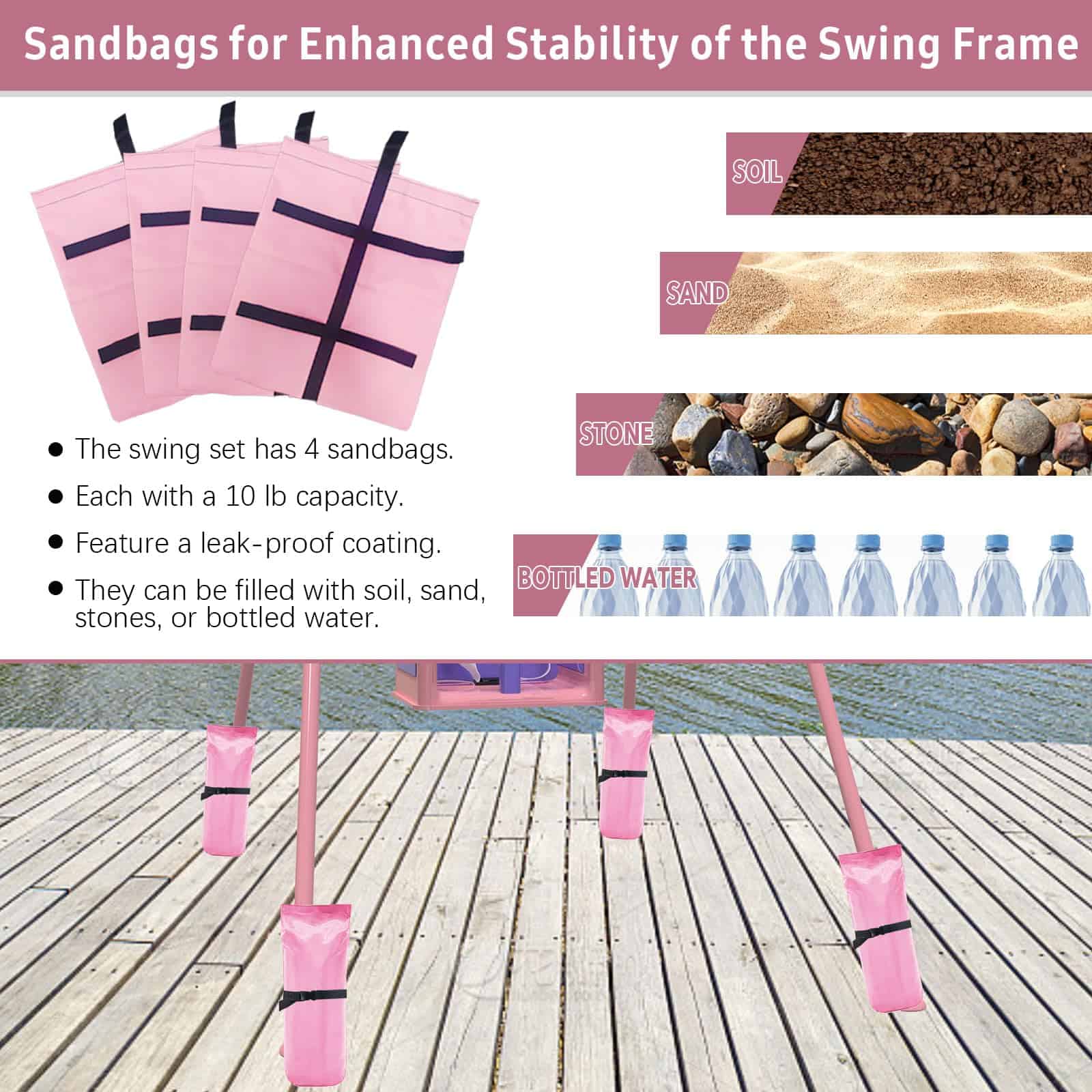 2 en 1 Columpio para Niños Pequeños y Jumper para Bebés, - Imagen 6