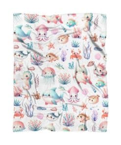 Manta de Mundo Oceánico, Regalos de Animales del Océano