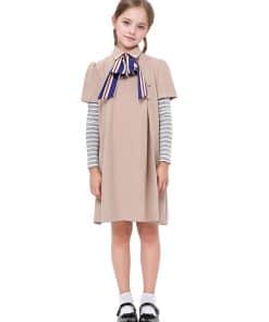 Vestido de Halloween para niñas 2 Piezas -Beige