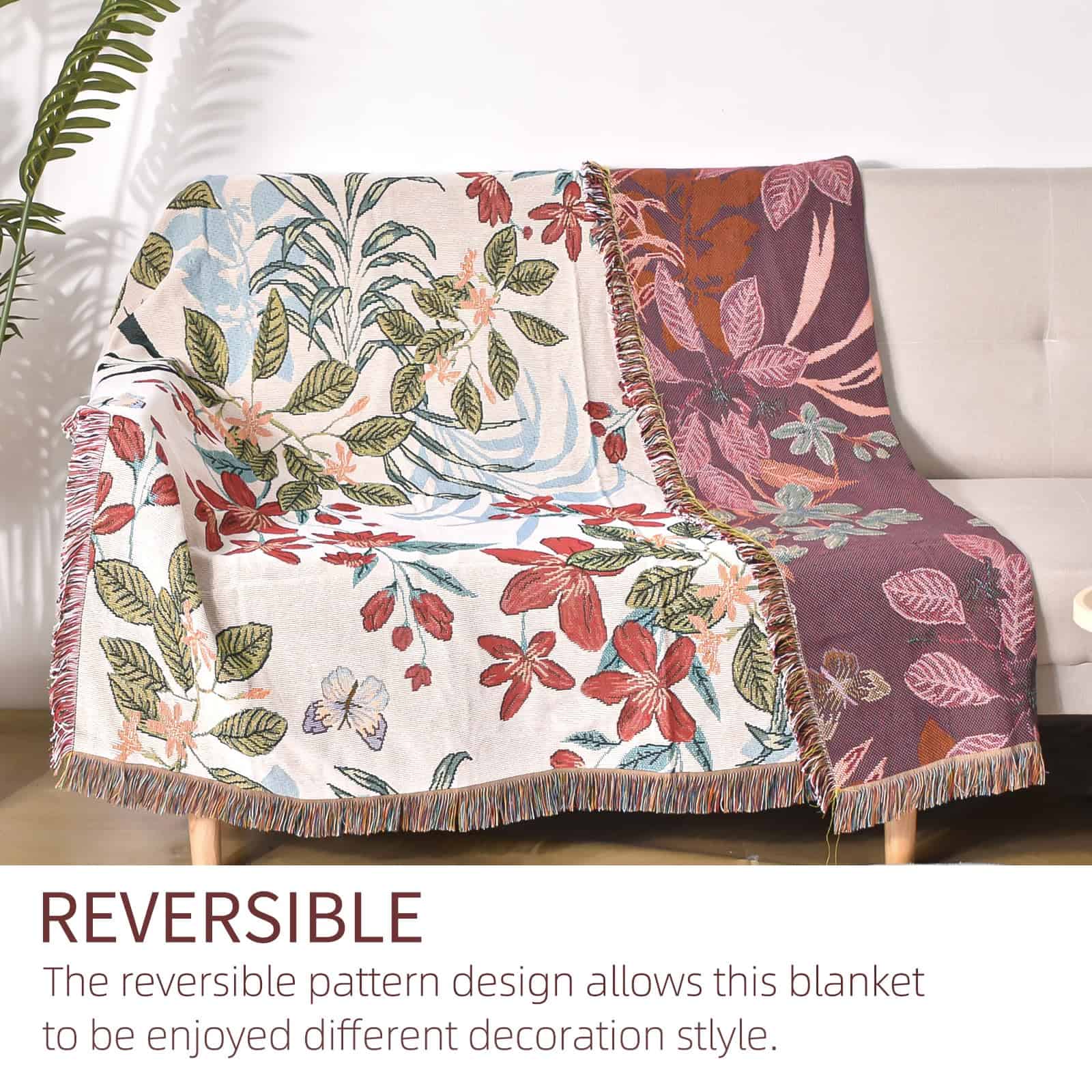 Manta de Tiro con Estampado de Ksriylm para Sofá, Manta de - Imagen 5