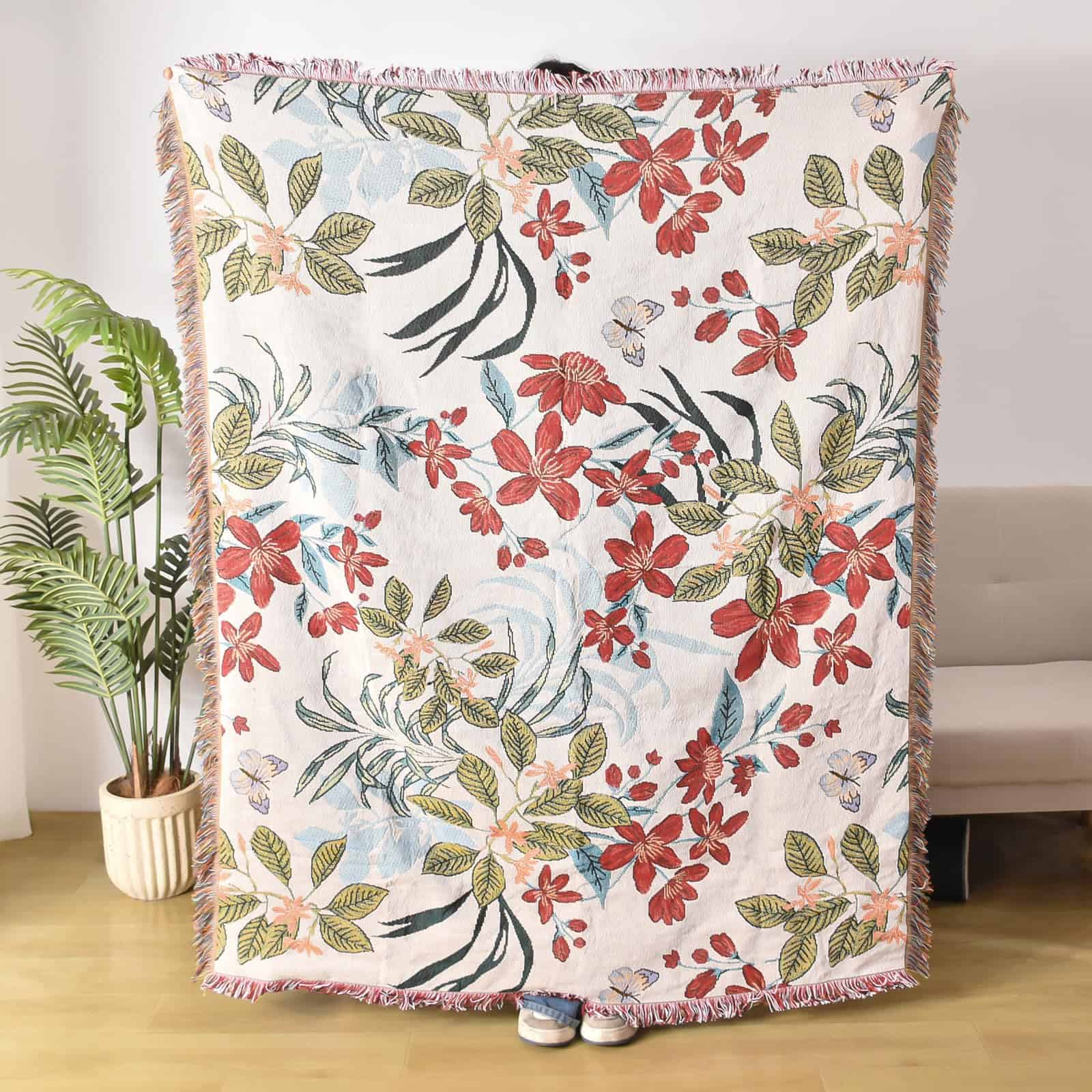 Manta de Tiro con Estampado de Ksriylm para Sofá, Manta de - Imagen 7