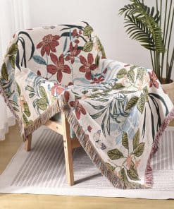 Manta de Tiro con Estampado de Ksriylm para Sofá, Manta de