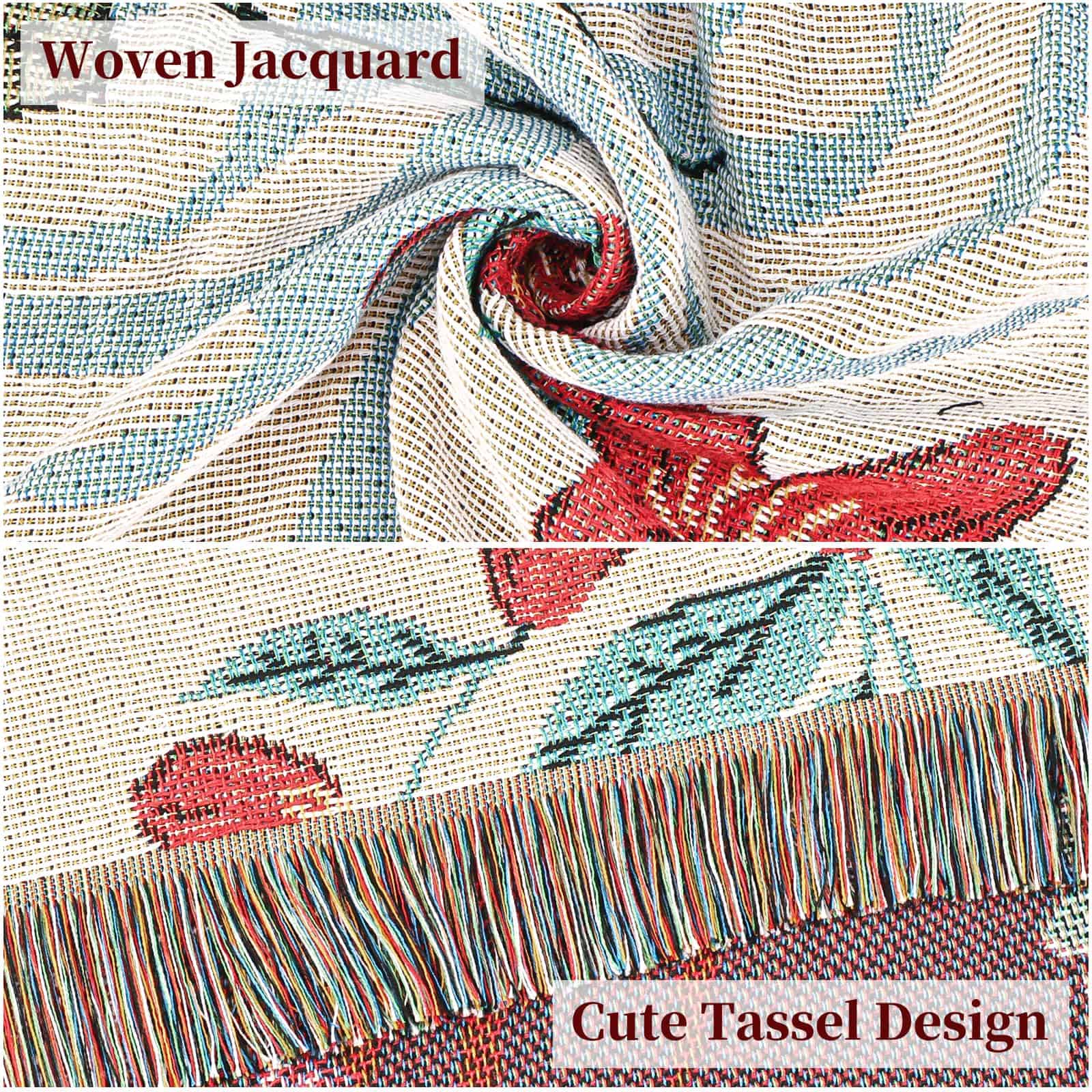 Manta de Tiro con Estampado de Ksriylm para Sofá, Manta de - Imagen 4