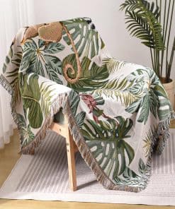 Manta de Tiro con Patrón Ksriylm para Sofá, Manta de Tiro