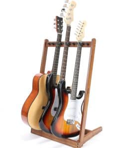 Soporte múltiple para guitarra Musbeat, Soporte de madera