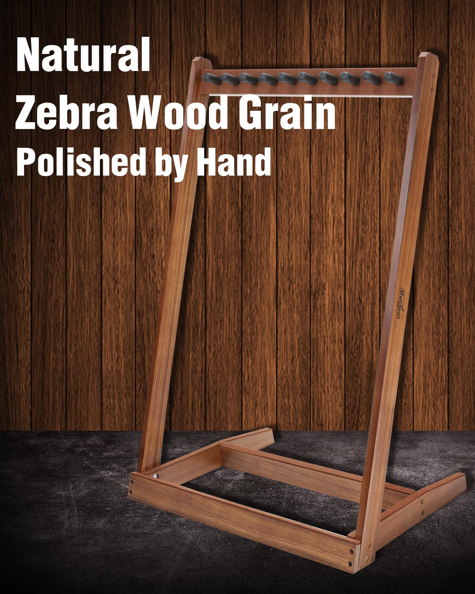 Soporte múltiple para guitarra Musbeat, Soporte de madera - Imagen 3