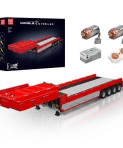 Mould King 19015T Trailer Truck Block Kits Model, Set de