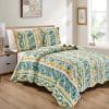 Juego de Edredón de Olas Oversized de 3 Piezas California