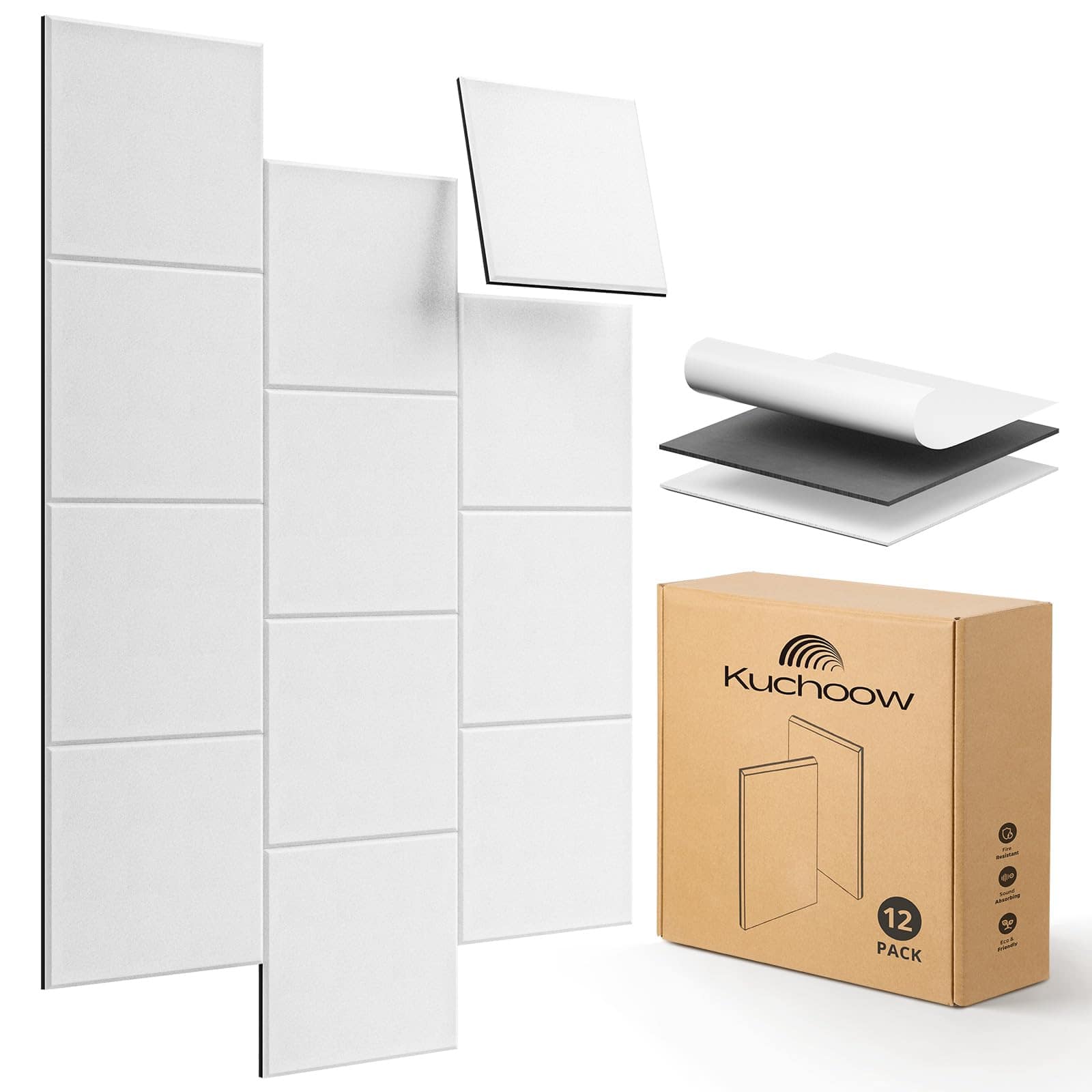 Paneles de Pared Insonorizantes, Actualización Kuchoow 12