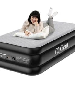 Colchón de Aire Gemelo OhGeni con Bomba Incorporada, Cama