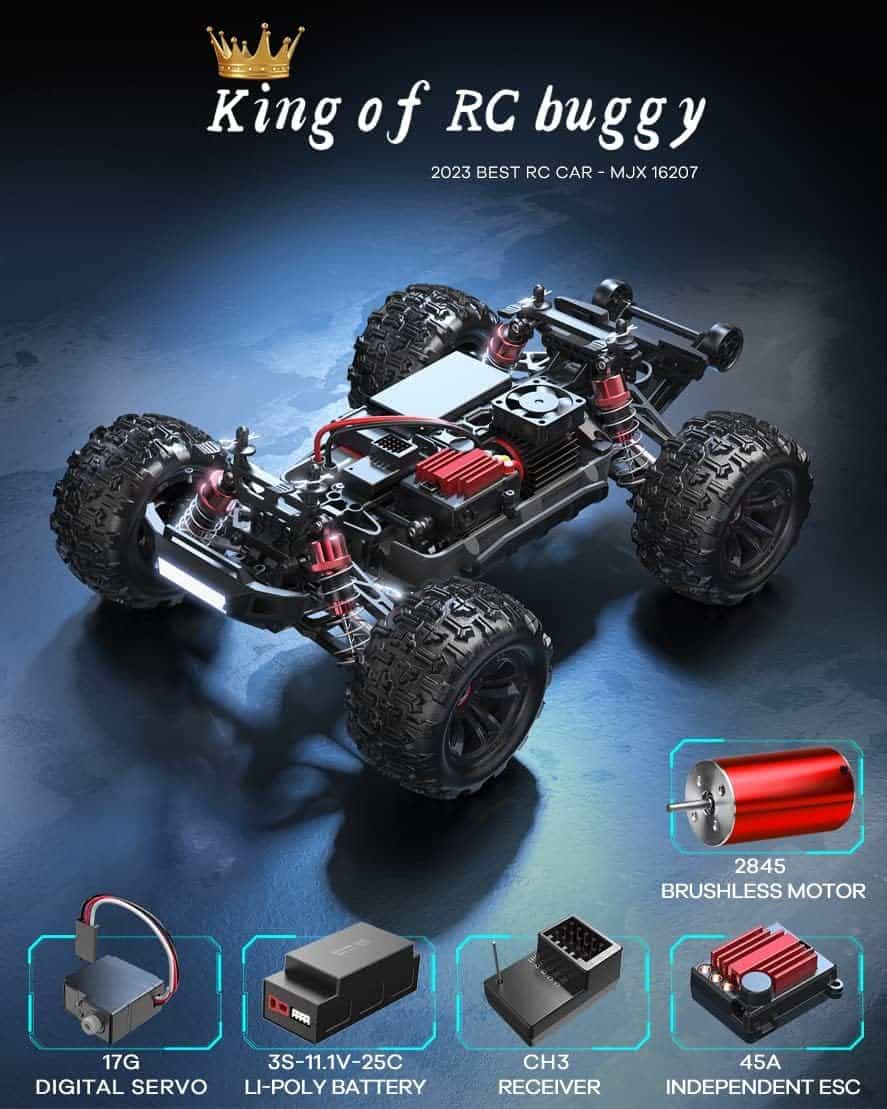 Coche de control remoto brushless 1/16 Speedywheels, 16207 - Imagen 5