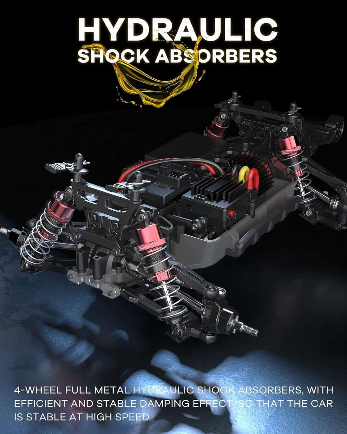 Coche de control remoto brushless 1/16 Speedywheels, 16207 - Imagen 6