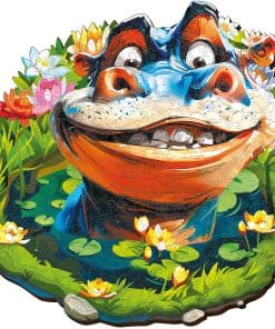 Rompecabezas de Madera Hipopótamo 200 Piezas ESC WELT -