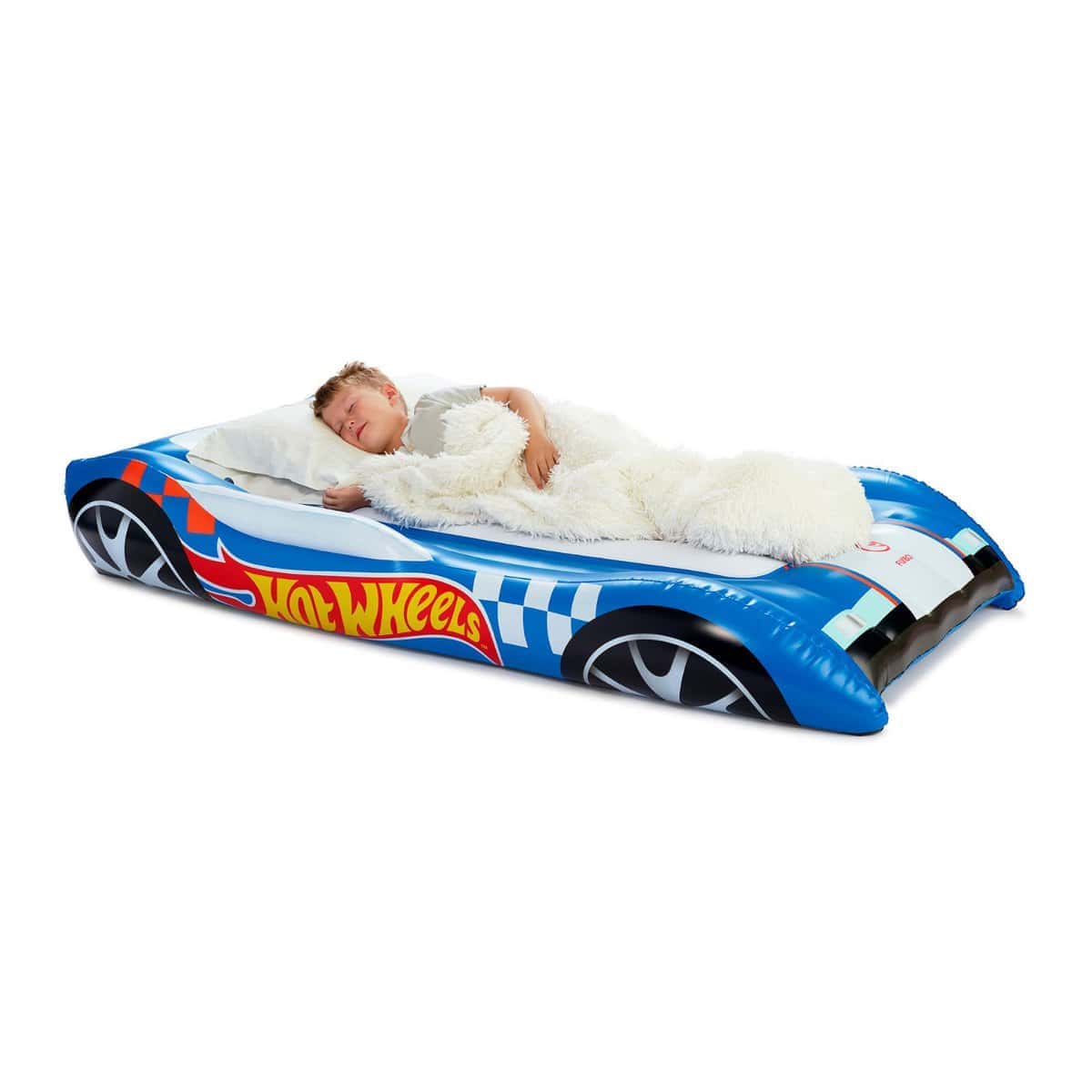 Colchón de aire para niños Hot Wheels & FUNBOY. Perfecto