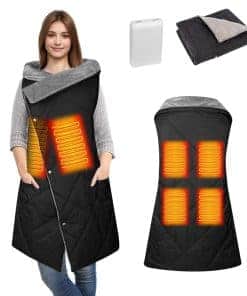 Manta Térmica Inalámbrica USB, Manta Eléctrica Calefactable