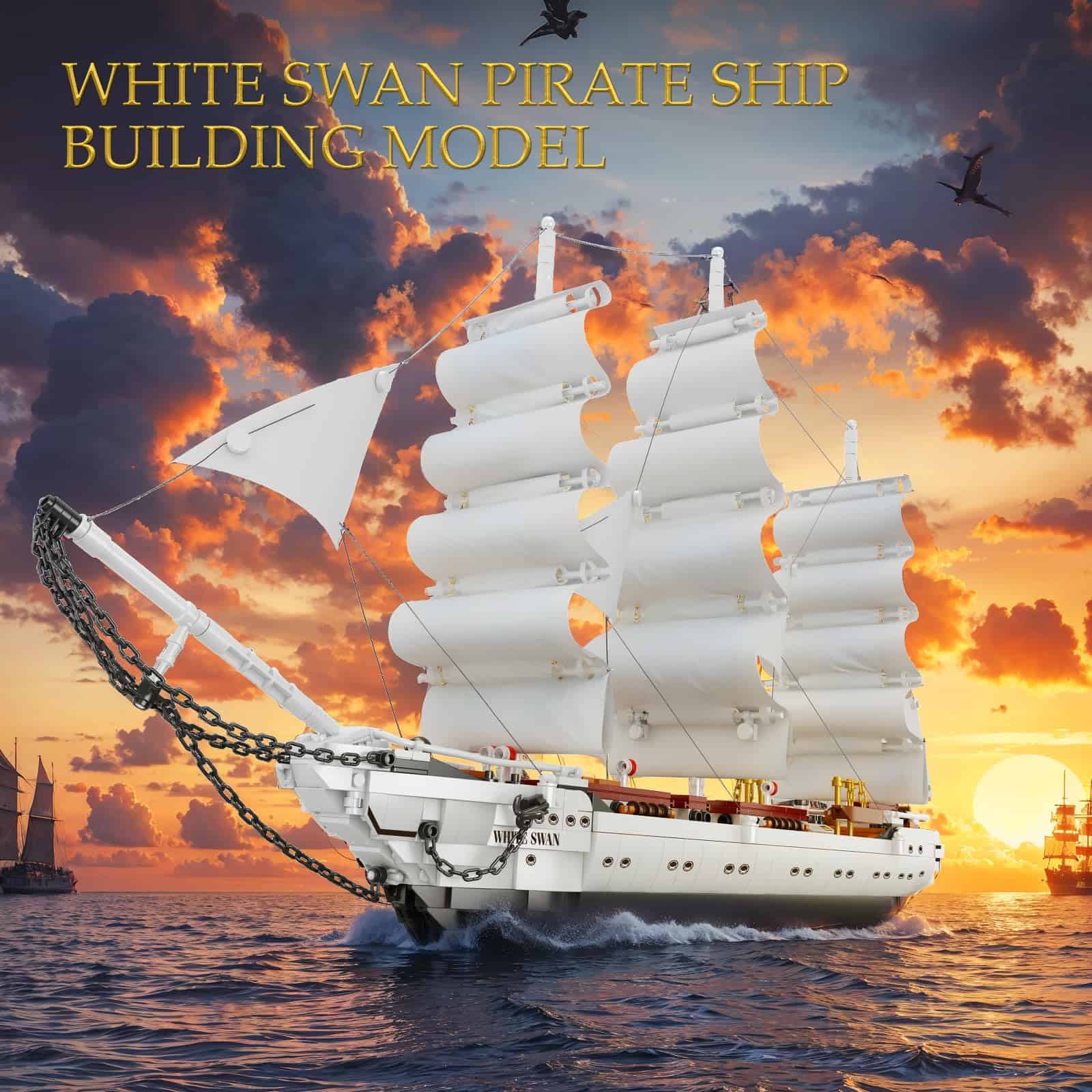 Set de Construcción de Barco Pirata NUTCRACKER para Adultos - Imagen 4