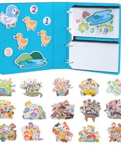 CHEFAN 16 Pack Juego de Tableros de Fieltro, Historias de