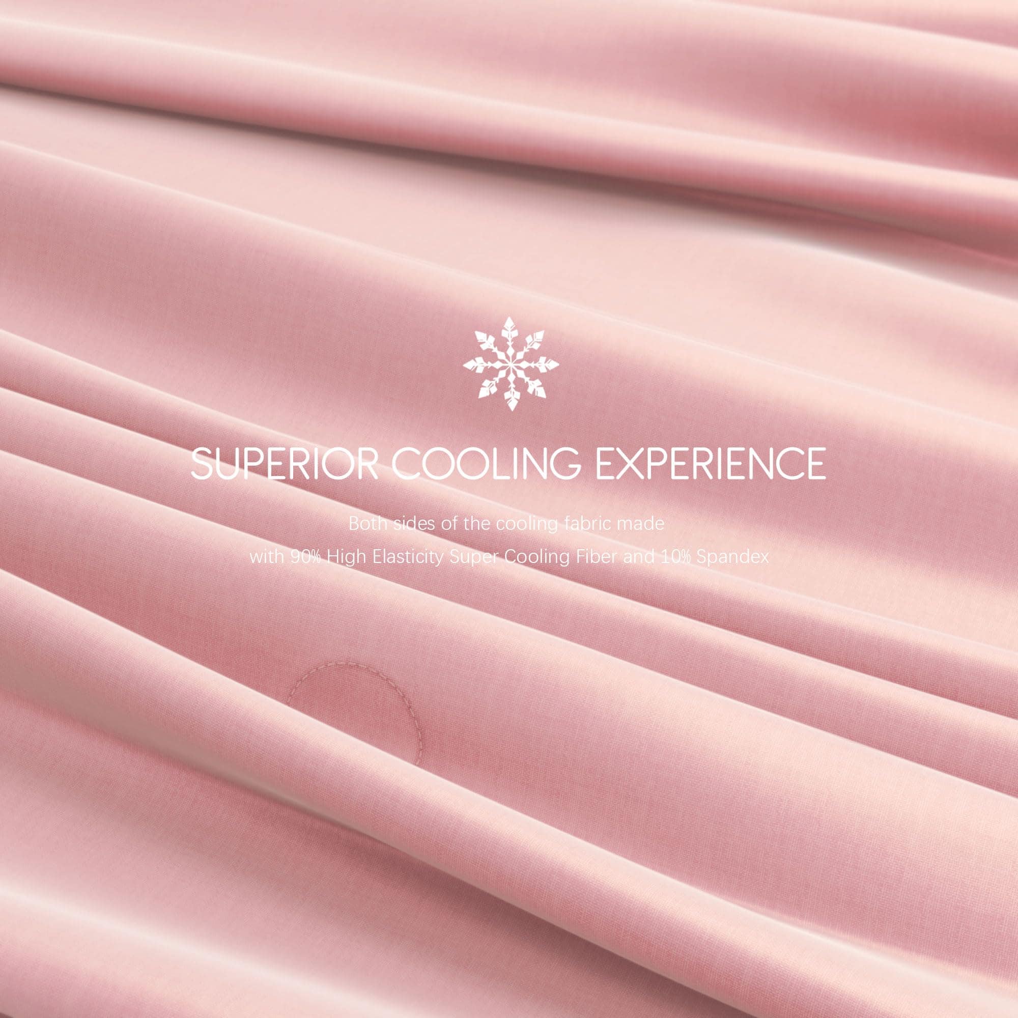 Edredón de enfriamiento Sheal tamaño Queen -Rosa y Azul clar - Imagen 5