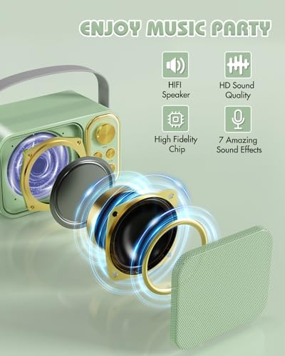 Máquina de Karaoke Mini BESCOST para -Green - Imagen 6