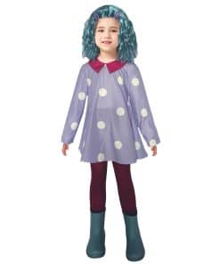 Disfraz de Cosplay de Envy para niños, Vestido de lunares
