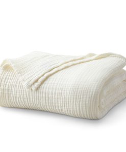 Manta de Cama de Algodón Muselina King Size 100% | Suave,