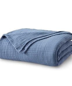 Manta King Size de Muselina 100% Algodón | Suave,