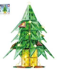 PicassoTiles 106 Piezas Luces LED Árbol de Navidad Tema de