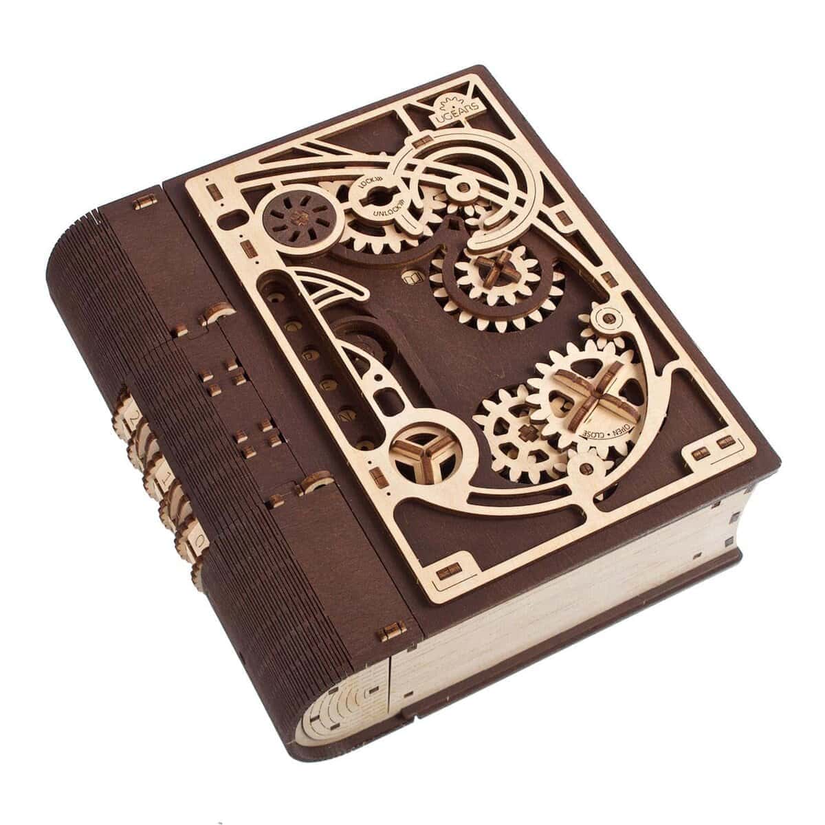 UGEARS Book of Secrets - Rompecabezas de caja 3D en madera