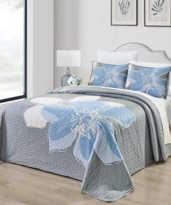 Juego de edredón tamaño King de 3 piezas Hibiscus de Grand