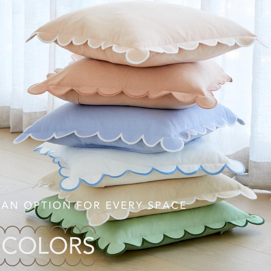 Funda de Cojín Con Volantes BEBE BASK - Juego de 2 - 18 x - Imagen 6