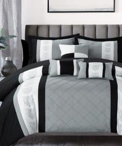 Juego de Edredón BEDAZZLED de 10 Piezas Tamaño King,