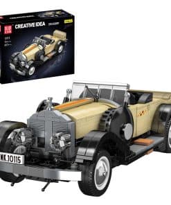 Mould King Juguete de coche antiguo de construcción,