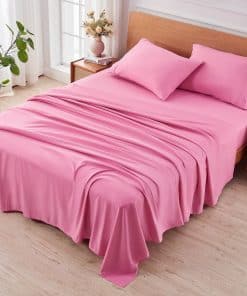 Juego de sábanas Cibhlea tamaño Queen, 4 piezas, sábanas de