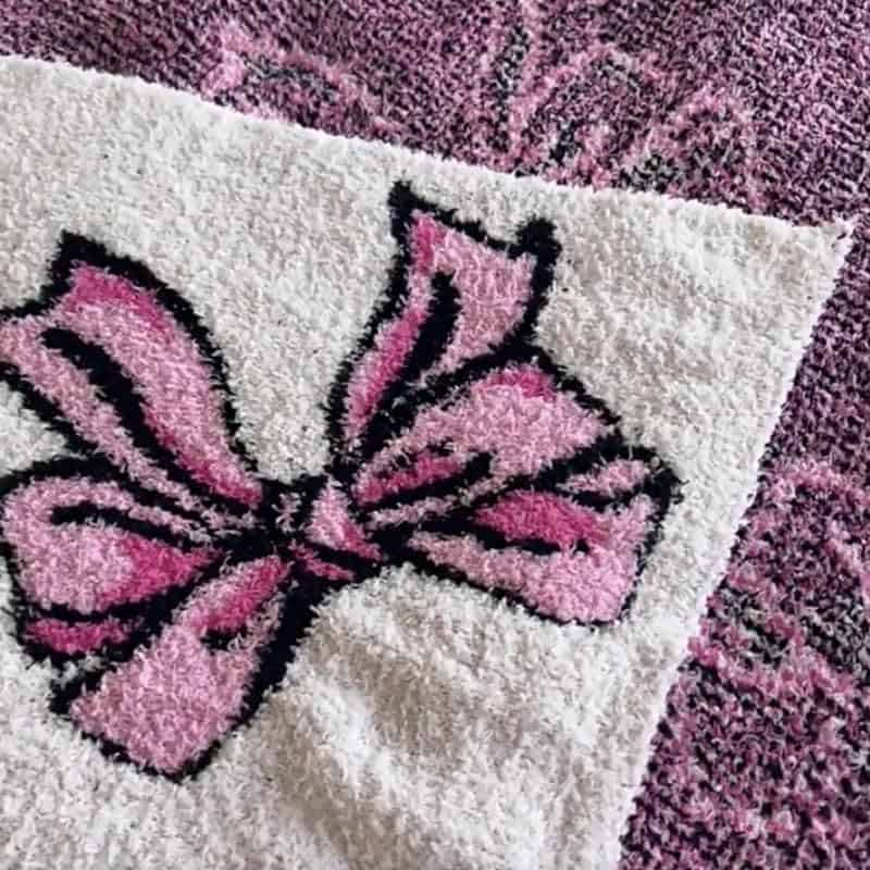 Manta de tiro de 50" x 60", Manta de tiro con patrón de - Imagen 7