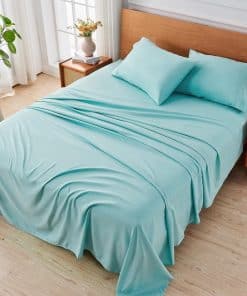 Juego de sábanas de microfibra Cibhlea, sábanas de