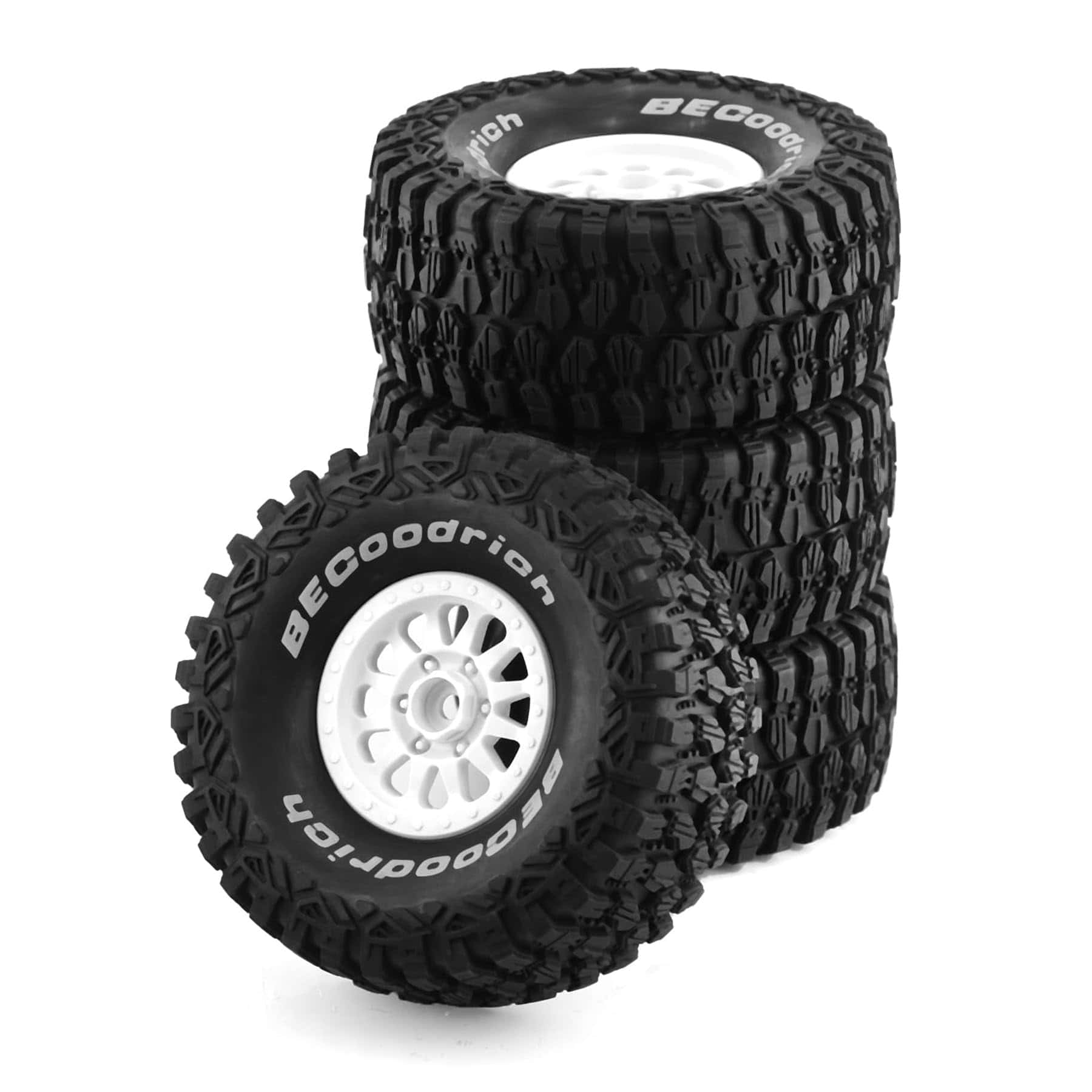 Neumáticos y Ruedas para Camión Corto RC 1/8 17mm Hex OD