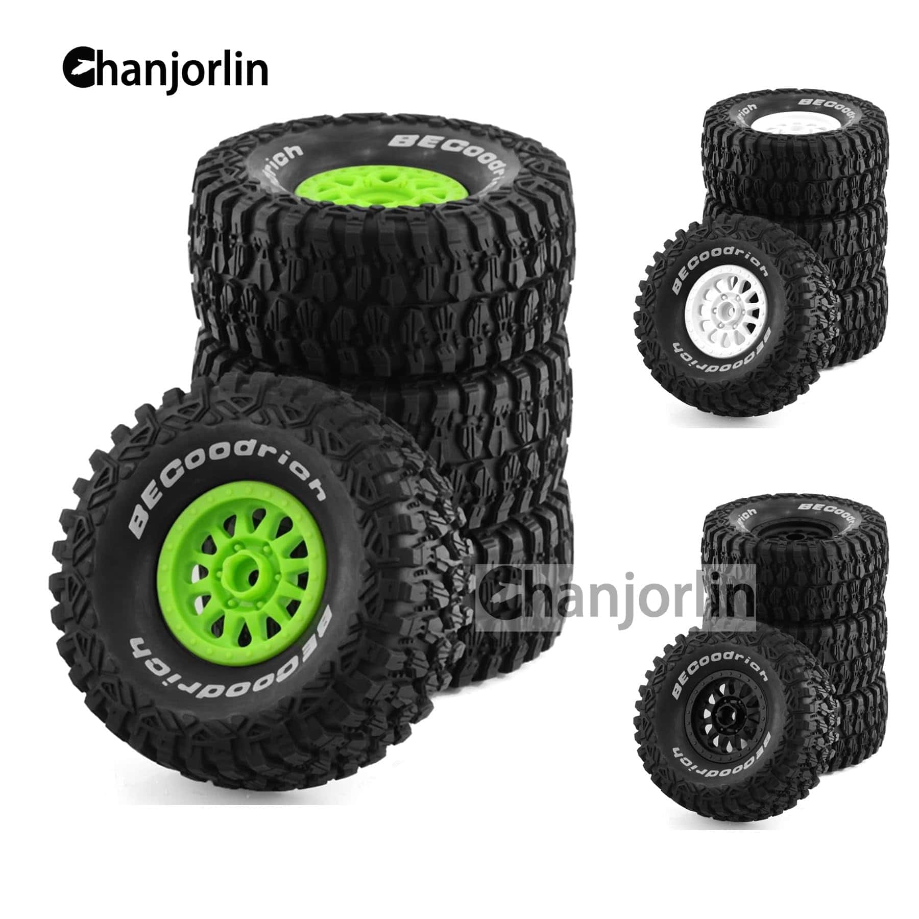 Llantas y Ruedas para Camioneta Todo Terreno 1/8 RC - Imagen 8