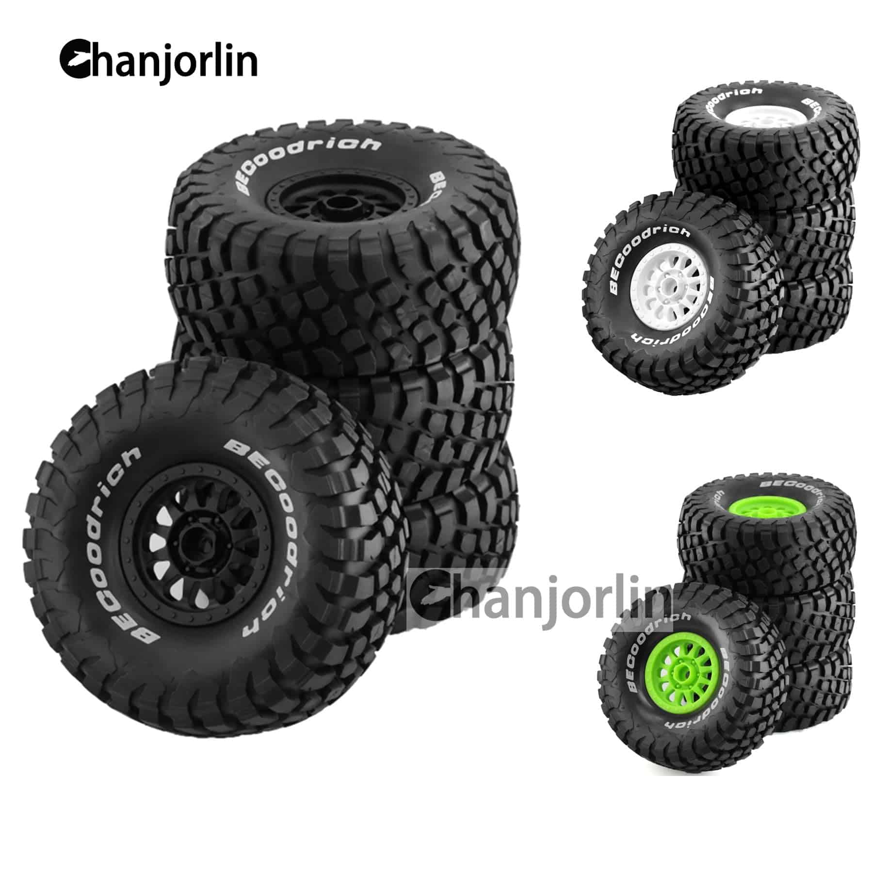 Chanjorlin Llantas y Ruedas para Camioneta Todo Terreno RC - Imagen 6