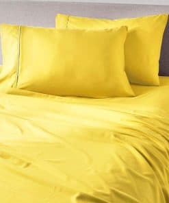 Juego de sábanas PeachSkinSheets Zesty -Amarillo Limón