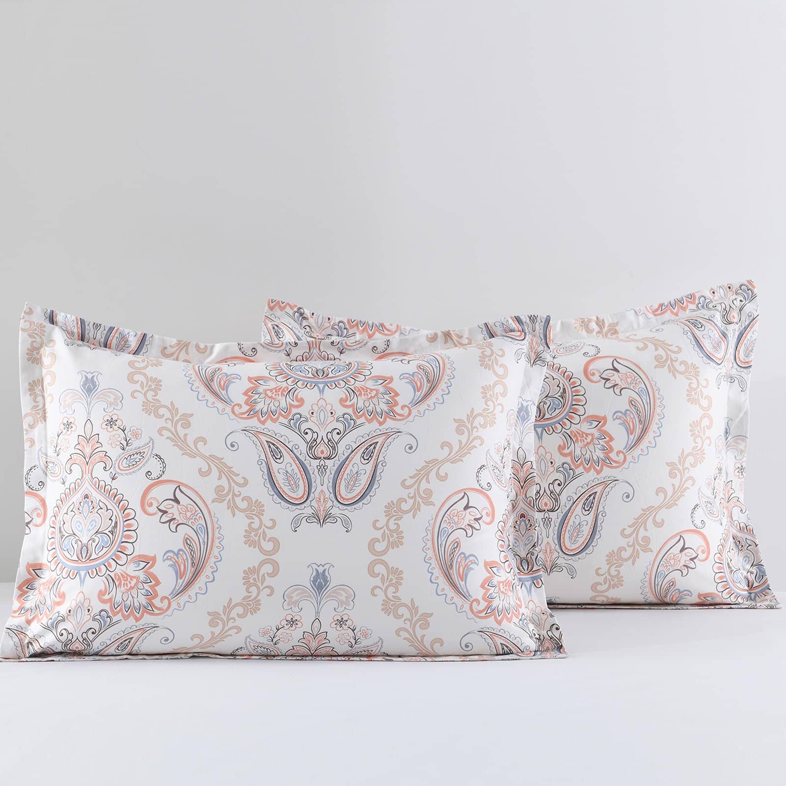 SahSahCasa Juego de Edredón de Algodón Tamaño Queen, Juego - Imagen 10