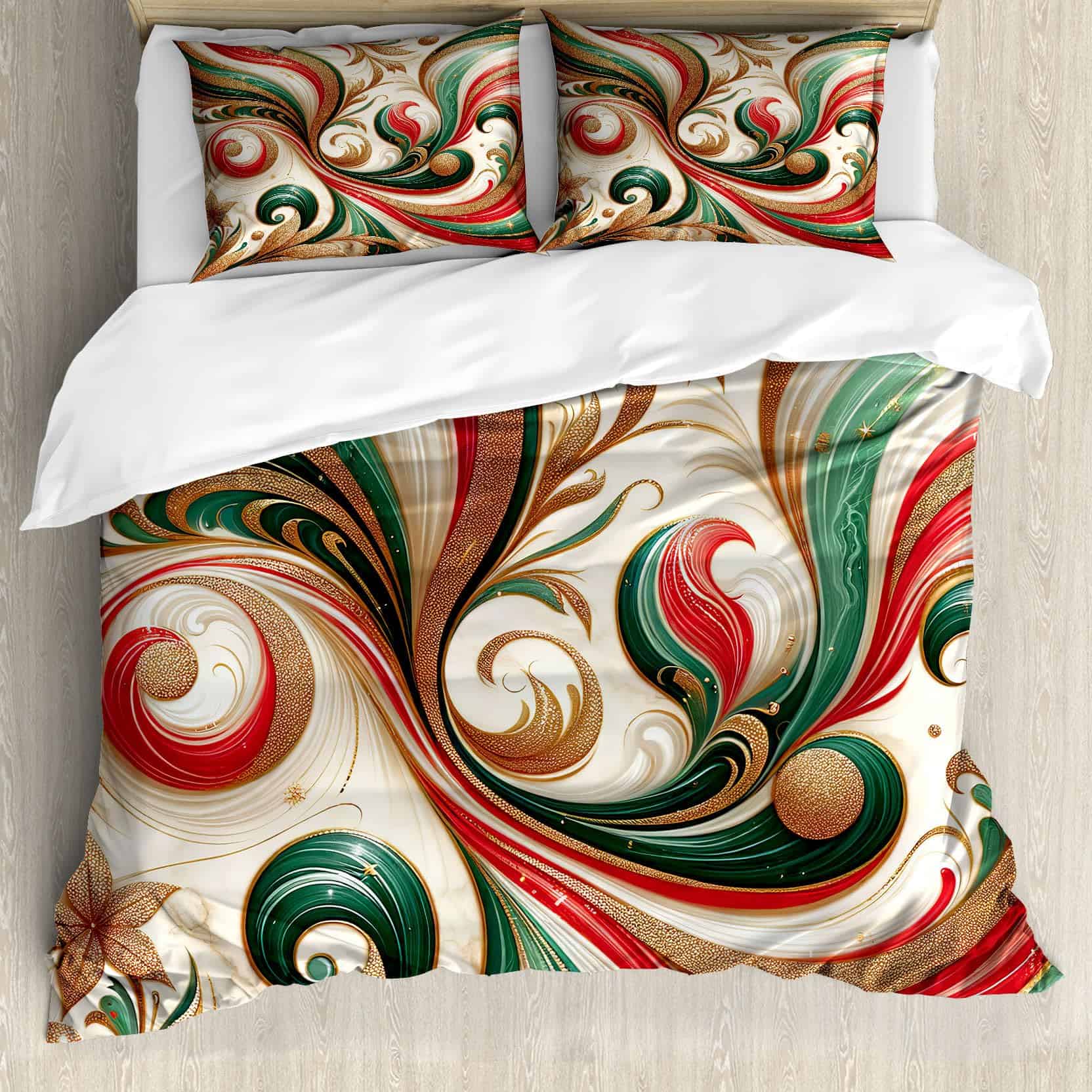 Juego de Funda Nórdica Navideño Lunarable, Estampado