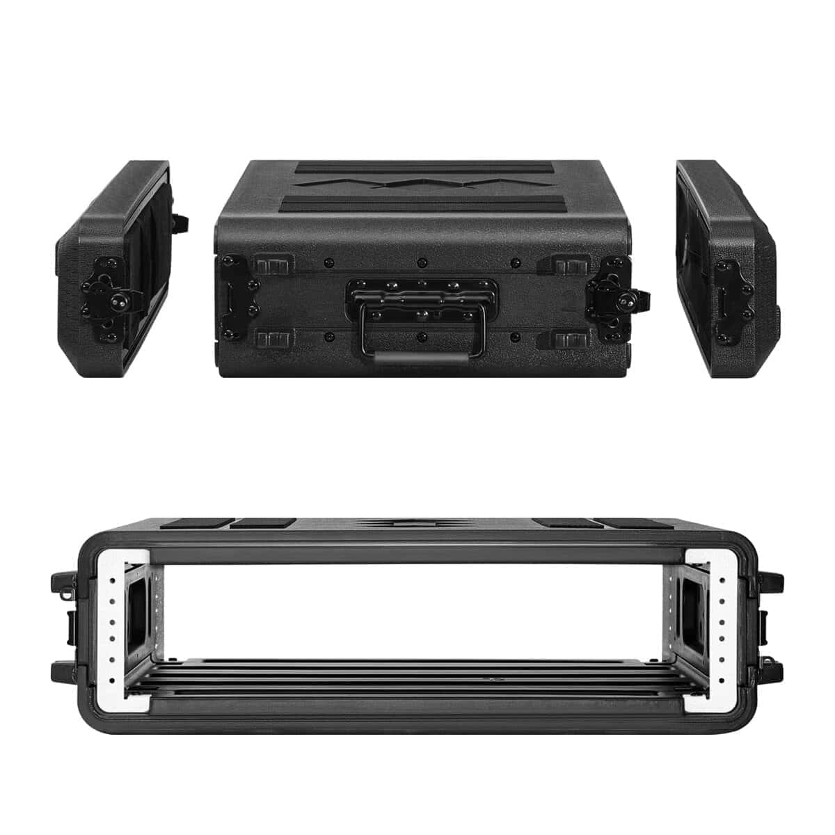 Estuche de Rack ECGOIOE 2U con Poca Profundidad de 17",