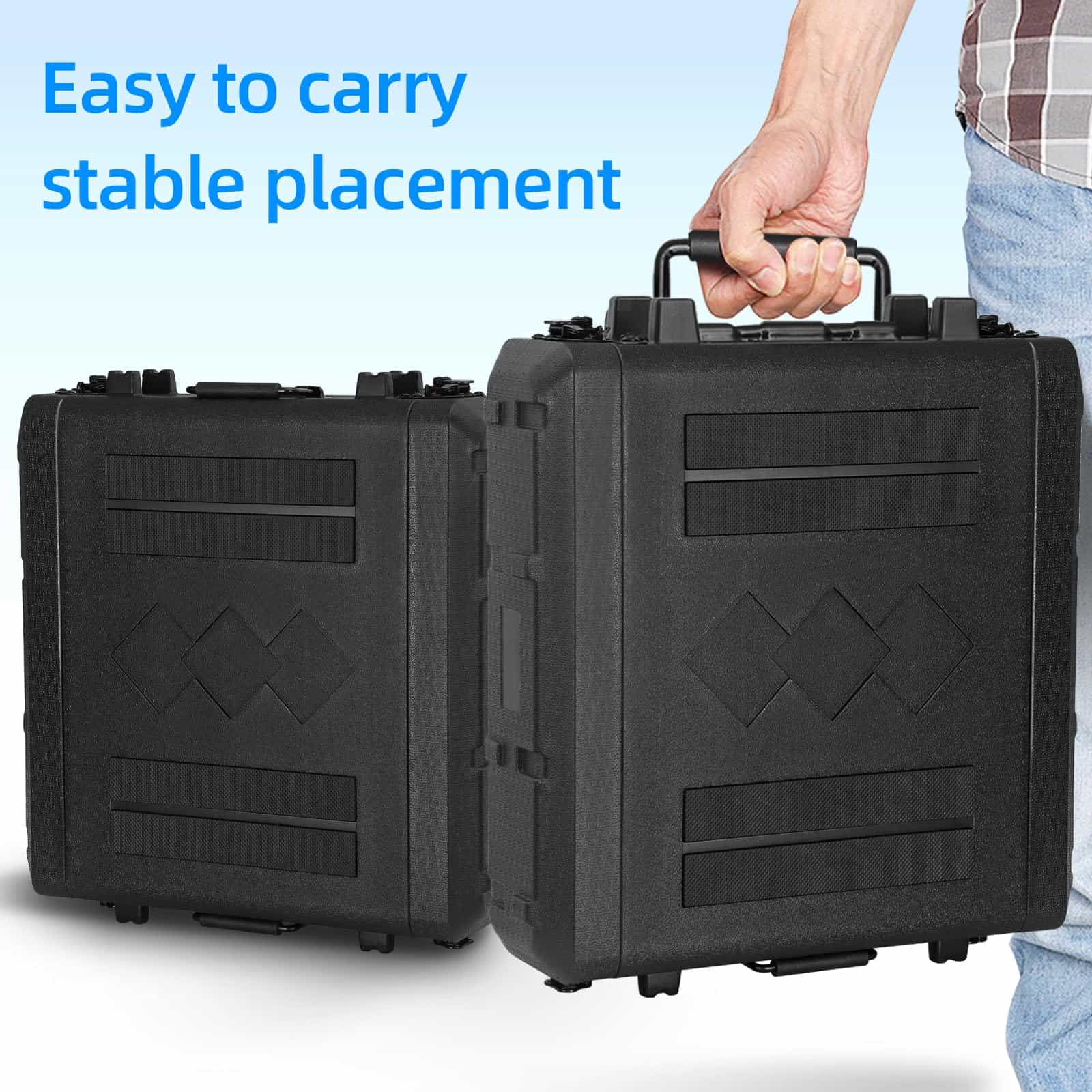 Estuche de Rack ECGOIOE 2U con Poca Profundidad de 17", - Imagen 5