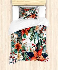 Juego de Funda nórdica navideña Lunarable, Corona de