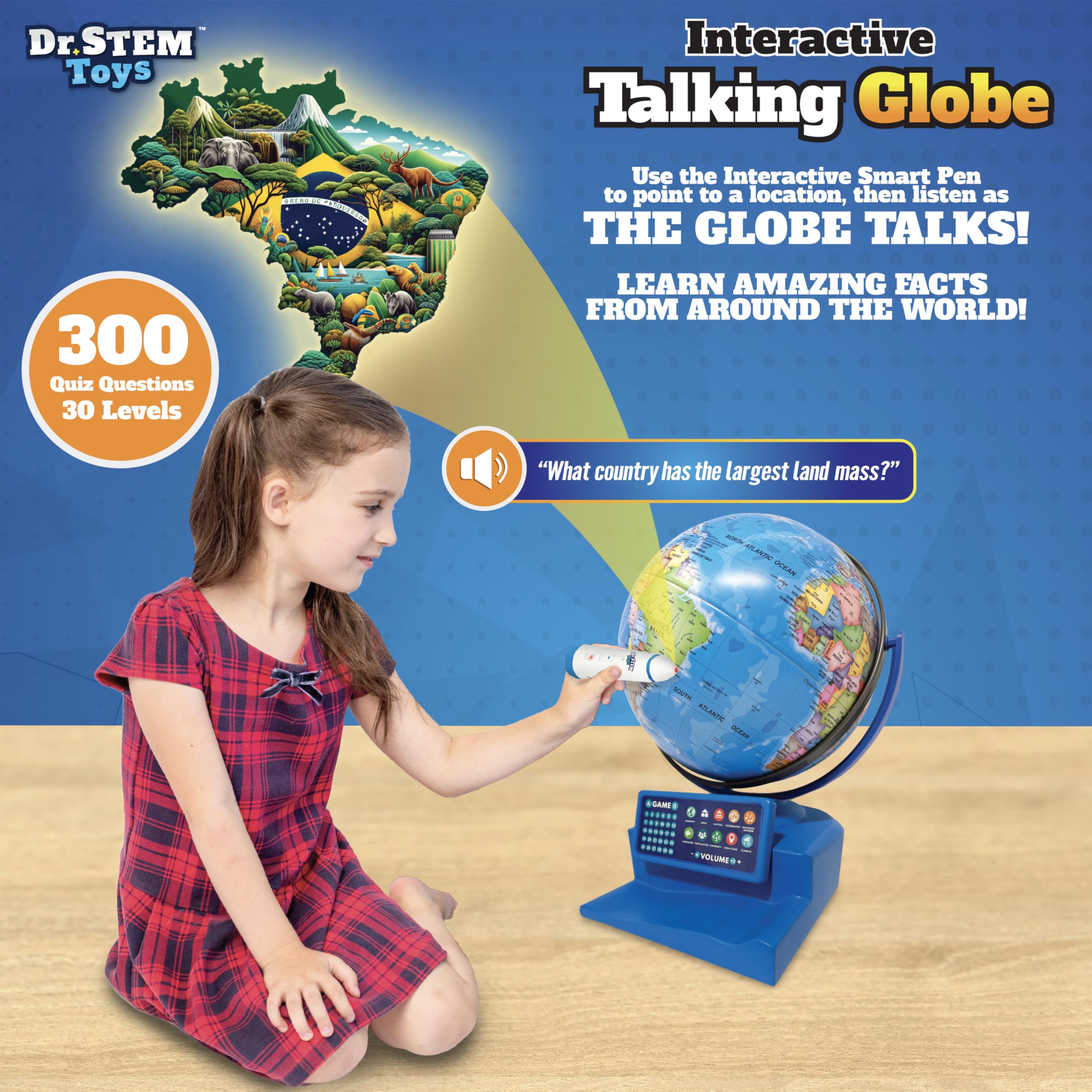 Globo Terráqueo Interactivo Dr. STEM Toys con Lápiz - Imagen 5