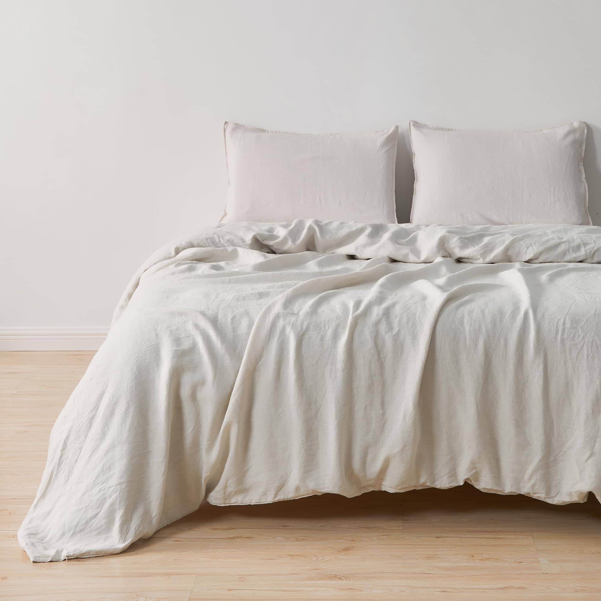 Juego de Funda de Edredón 100% Lino de Lino Europeo Puro -