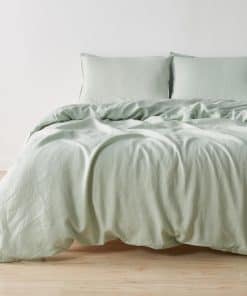 Juego de Funda de Edredón 100% Lino Europeo Puro - 3 Piezas